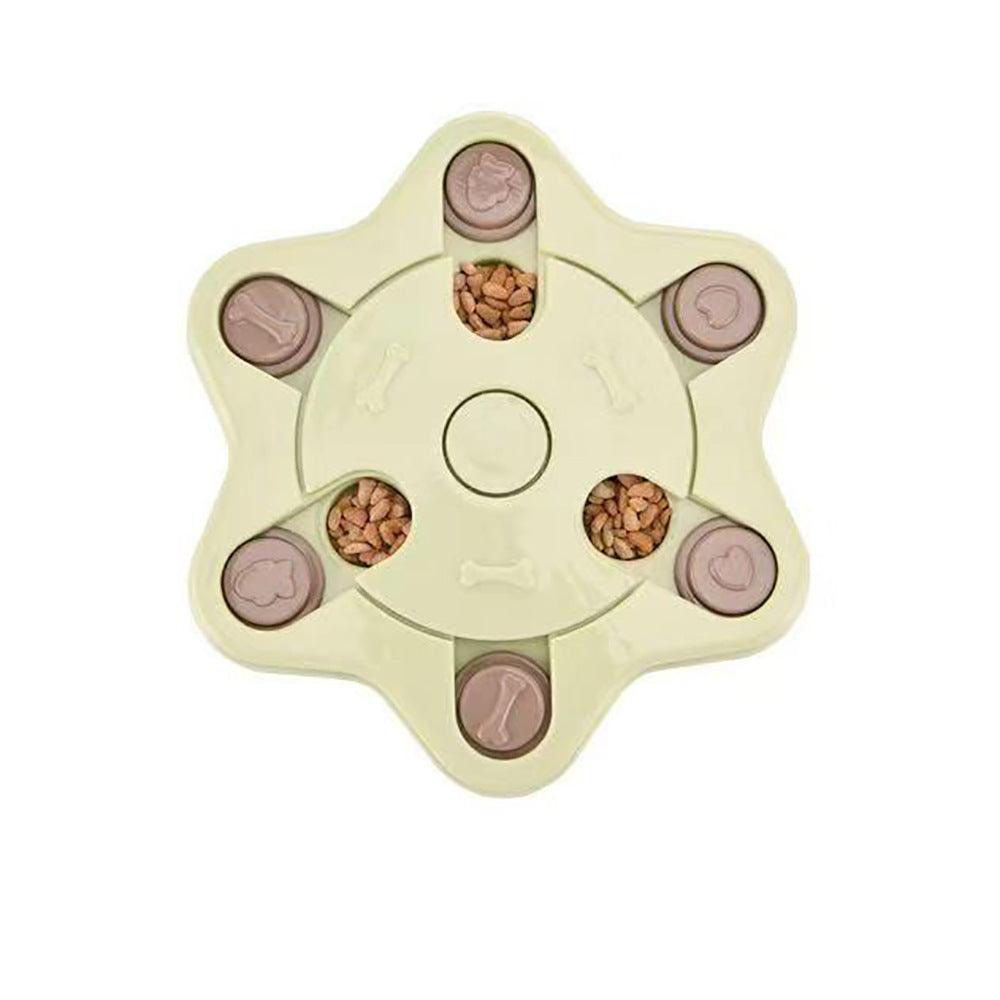 Interactive Iq Boosting Dog Puzzle Feeder Toy: Engage, Train, And Feed