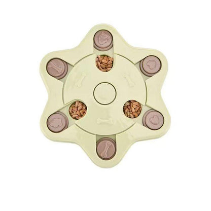 Interactive Iq Boosting Dog Puzzle Feeder Toy: Engage, Train, And Feed