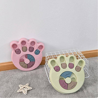 Interactive Iq Boosting Dog Puzzle Feeder Toy: Engage, Train, And Feed