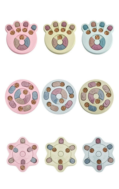 Interactive Iq Boosting Dog Puzzle Feeder Toy: Engage, Train, And Feed