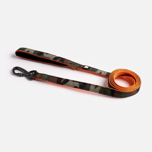 Poplin Camo Dog Leash – Durable Leash with Padded Handle & Secure