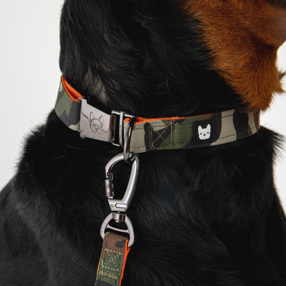 Poplin Camo Dog Leash – Durable Leash with Padded Handle & Secure
