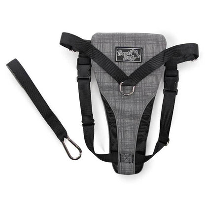 S Dog Harness 2 in 1 Combo - Car Travel Rides + Walks - No Pull Leash